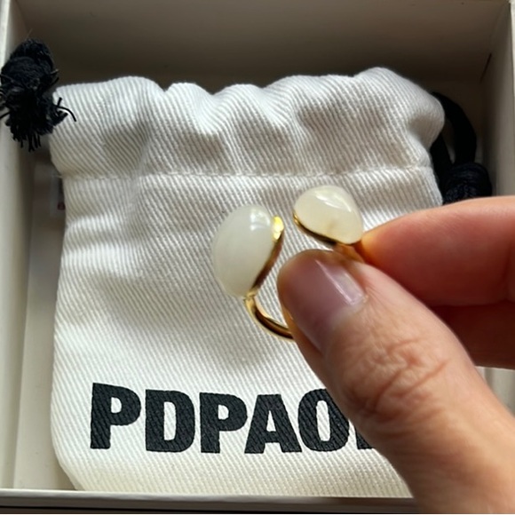 PDPAOLA Gold Ring with Quartz Stones - Picture 5 of 8
